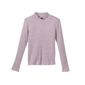 Girs' Ettuce Edge Mock-Neck Top - Art Class